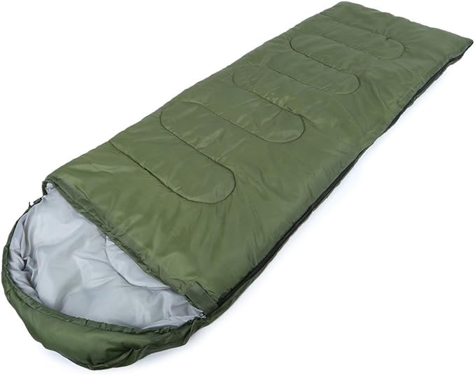 Outdoor Sleeping Bag Thermal Envelope Hooded Waterproof Sleeping Bag Lazy Bag Travel Warm Sleeping Bags Camping Hiking