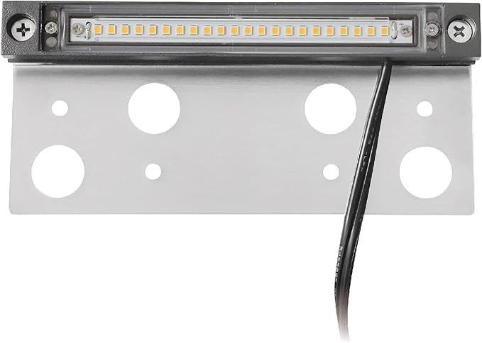 GKOLED 20-Pack 6.8 Inches Low Voltage Hardscape Light 12V AC/DC Retaining Wall Lighting 4W 2700K Paver Wall Lights Outdoor Step Lights Die-cast Aluminum Housing Gray UL Listed