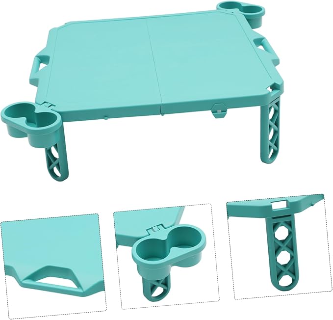 Milisten 1pc Outdoor Folding Table Multipurpose Desk for Camping Picnics and Backyard Activities Compact Design for Easy Storage and Travel Non-damaging to Floors