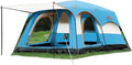 Large Family Standing Upright Camping Tent - 5-12 Persons Multi-Room Waterproof Tent with Screened Porch - Glamping Tent for Outdoor Camping &amp Family Vacation