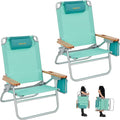 #WEJOY Folding Webbed Lawn Beach Chair - Heavy Duty Portable Outdoor Chair with Hard Armrest for CampingGardenConcertsFestivals and Sand Picnic BBQ265 LBS