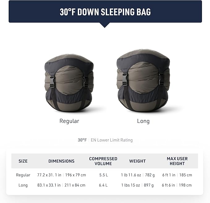 Sea to Summit Ascent Down Sleeping Bag