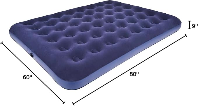 RAPTAVIS Queen Size Air Mattress Inflatable Bed Blow Up Mattress Camping Sleeping Pad