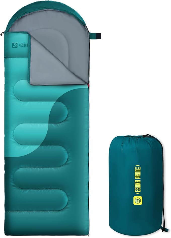 Sleeping Bags for Adults&ampKidsLightweight Waterproof Warm Weather Sleeping BagCompact Portable Sleeping Bag for CampingEssentials Gear for Camping Hiking Outdoor Travel