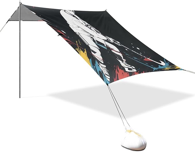 Camping Sun Shelters Hockey Player Beach Canopy 126 * 110.2in