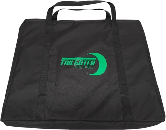 Tire Table with Included Bamboo Cutting Board and/or Carrying Bag Aluminum or Steel Small Medium or Large Sizes Installs in Seconds Check Bullets for Dimensions and Compatibility