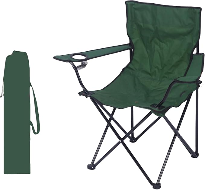 Foldable Camping Chair Folding Camp Chairs for Adults Large Portable Lawn Chair