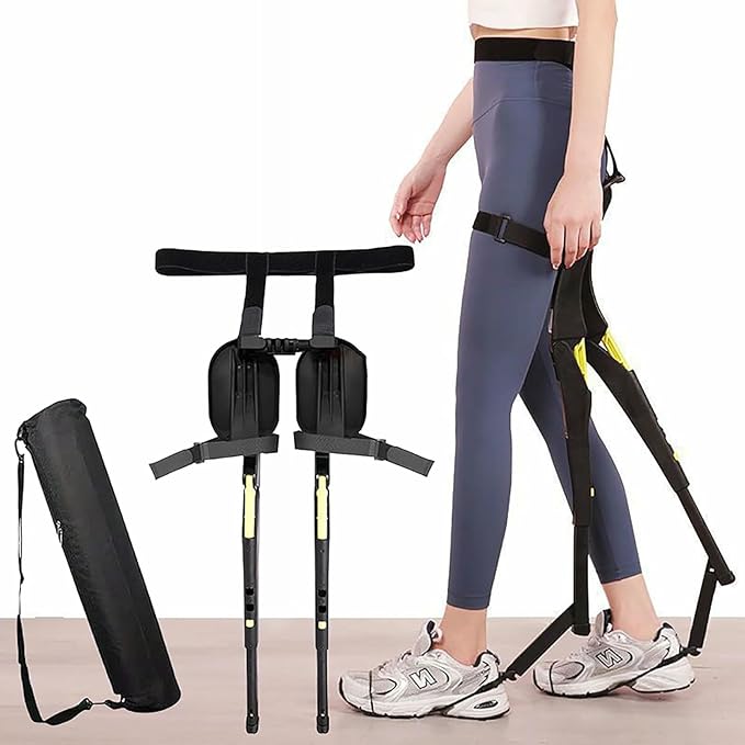 Lightweight Exoskeleton Seat Wearable Invisible Chair for Legs Portable Ergonomic Support Chairless Seat 220lb Load for Outdoor Travel Camping
