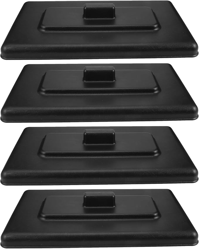 VALICLUD Ice Cream Maker Cover Replacement Lid 4pcs Leak-proof Ice Cream Bowl Top for Yogurt Maker and Dessert Machine Accessories Household Kitchen Appliance Parts for Family Use