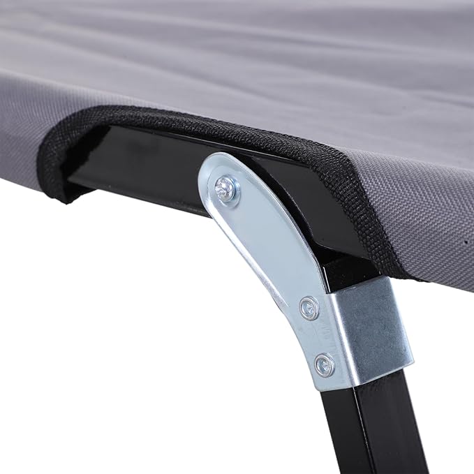 Elevated Camping Cot 2-Person Portable Sleeping Cot with Carry Bag