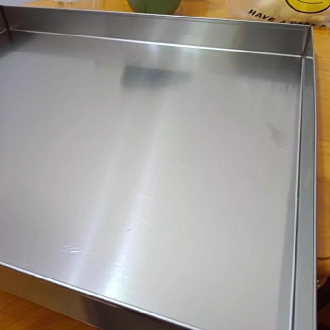 Heavy Duty 304 Stainless Steel Washer Drip Tray for Air Conditioner Drain Pan HVAC Systems Multi-Purpose Water Protection AC Water Catcher (120x60cm/47x24in)
