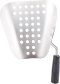 Popcorn Speed Scoop Single Handle Stainless Steel Fries Scooper Quick Fill Scooper with Holes for Snacks Candy Dessert Food Ice Dry Goods for Movie Theater Shop