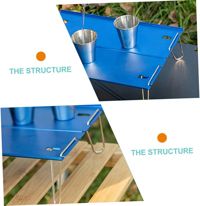 Camping Table Portable Outdoor Table for Picnic BBQ and Beach Easy to up and Carry and Stable Design
