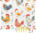 Waterproof Sandproof Beach Blanket 59''×68'' Chicken Baby Polyester Outdoor Picnic Blanket with 4 Stakes &amp Storage Bag for BeachCampingVacation Multi-Color