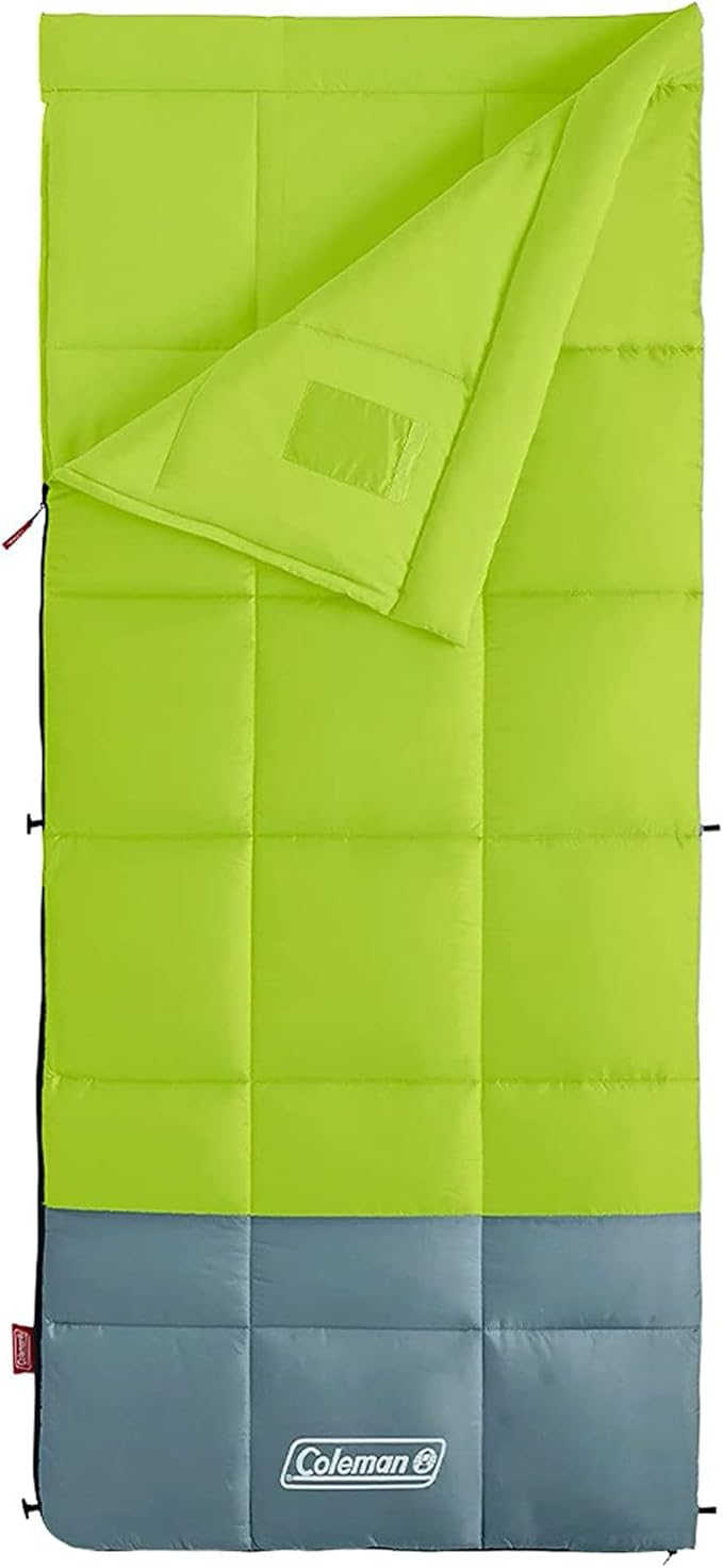 Coleman Kompact Sleeping Bag Indoor/Outdoor Lightweight Sleeping Bag for Adults 20°F/30°F/40°F Options for Camping Hiking Backpacking with Included Compression Sack