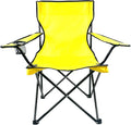 E-Z Living Folding Portable Outdoor Camping Chair[Large] (Yellow)