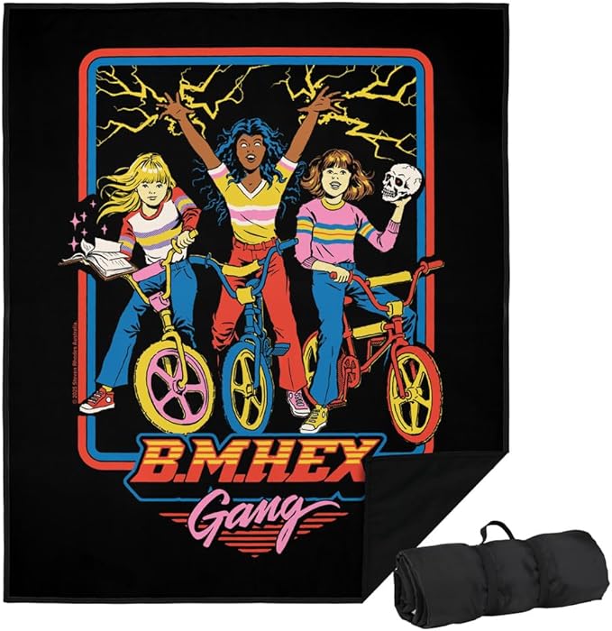 LOGOVISION Steven Rhodes B.M.Hex Gang Outdoor Blanket for Picnic Beach Camping Park Tailgate 50x60