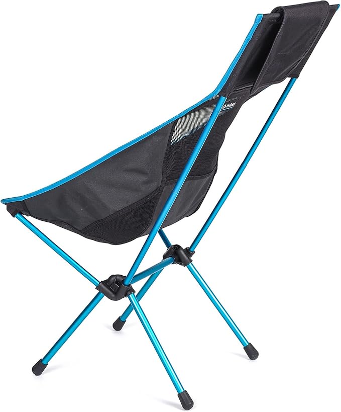 Helinox Sunset Chair Lightweight High-Back Collapsible Camping Chair Black 3.4Ibs Outdoor Chairs Picnic Chair Portable Camping Chair with Side Pockets