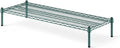 18 x 48 Green Wire Dunnage Shelf 8 Height – Heavy-Duty Steel Storage Platform Rust-Resistant NSF Certified Easy to Clean for Walk-in Coolers Freezers Restaurants Warehouses