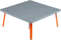 Crazy Creek Pack Table Compact 12 x 12 Outdoor Folding Table Gray and Orange