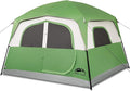Happy Travel Tent 6 Person Tents for Camping Waterproof Easy Setup Camping Tent with Rainfly Portable Large Family Cabin Tent with 5 Large Mesh Windows and Carry Bag for Outdoor Camping &amp Hiking