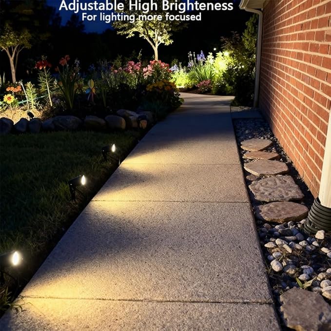 Smart Landscape SpotlightsSolar Low Voltage IP67 Waterproof Outdoor Spot Lights Compatible with APP/Remote Control Color Changing Lights for Yard Garden Pathway Lawn Tree Festival 2pack