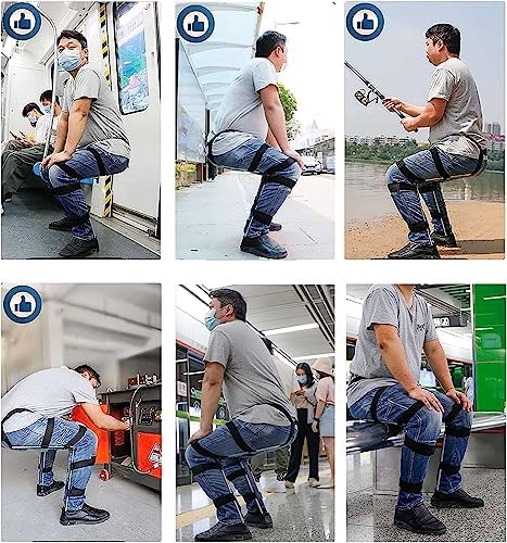 Wearable Levitation Seat - Portable Folding Chair for Fishing Concerts &amp Subways Lightweight Magic Seat Supports Up to 330lbs - Ideal for Outdoor Adventures