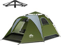 Night Cat Instant Popup Tents 2-3 Persons with Footprint Tarp Easy Setup Camping Tent with Rainfly Double Layers Waterproof Automatic Hydraulic Mechaism