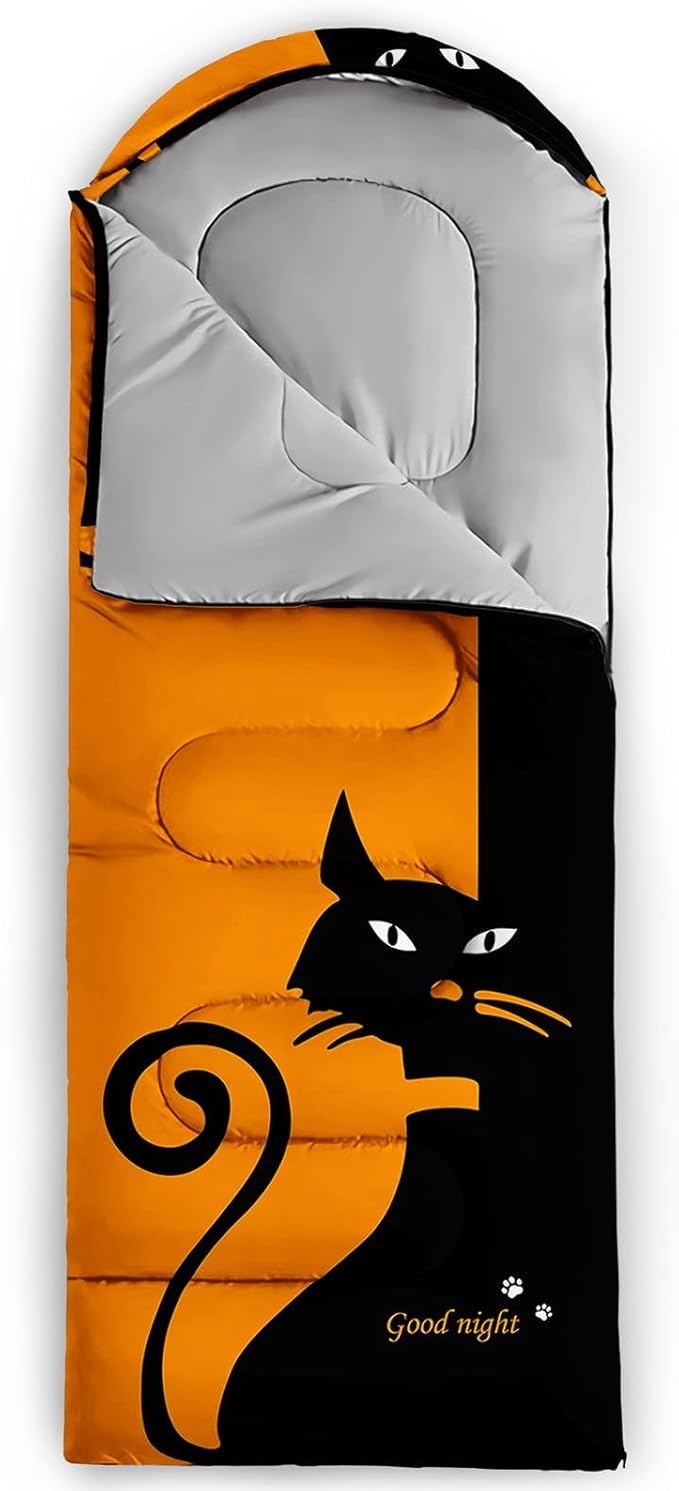 Kids Sleeping Bag for Boys GirlsBasketball Print-Lightweight Warm Portable Outdoor Indoor-Waterproof Cold Weather Resistant Sleeping Bag for Camping Hiking