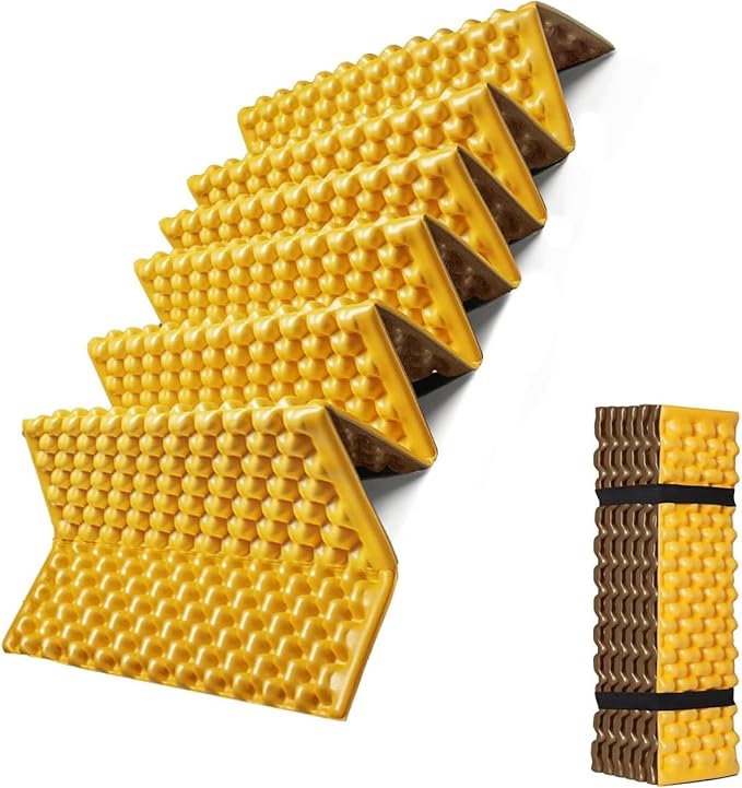 1PCS Yellow Foam Camping mat Super Light Closed Waterproof widening for Hiking/Picnic/Yoga