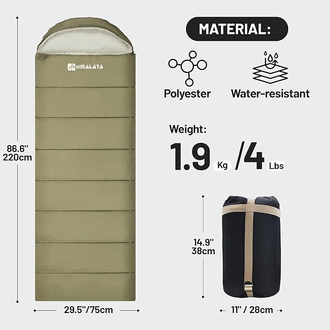 Backpacking Sleeping Bags for Adults Unzip to Blanket Waterproof Lightweight Camping Portable Sleeping Bags Outdoor Travel Hiking
