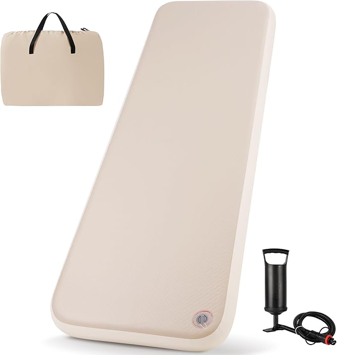 TOBTOS High-Support Camping Sleeping Pad 3 Thick Anti-Sag Design for Stable Support Inflatable Mattress with Manual Pump for Camping Hiking &amp Home