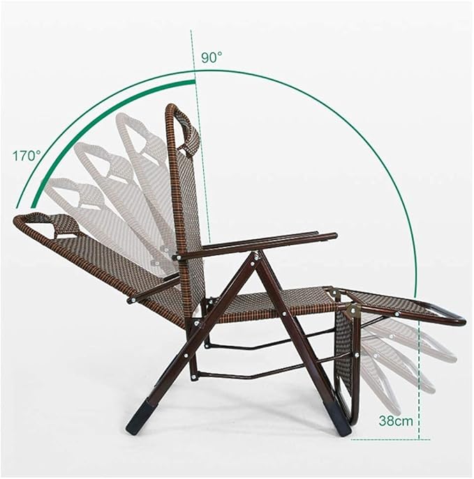 Folding Reclining Chairs Zero Gravity Chairs Lounger Deck Chairs Beach Chairs Sun Lounger Super Width 53 CM Beach Patio Garden Camping