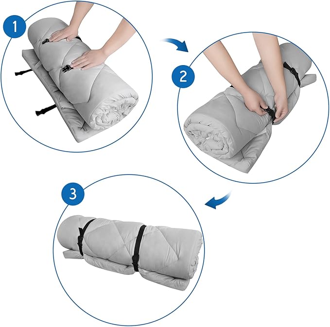 Cot Mattress Pad (Improved Thickness) Quilted Cot Pads for Camping Sleeping Mattress Topper 30 X 75 for Camp/Rv Bunk/Narrow Twin Beds