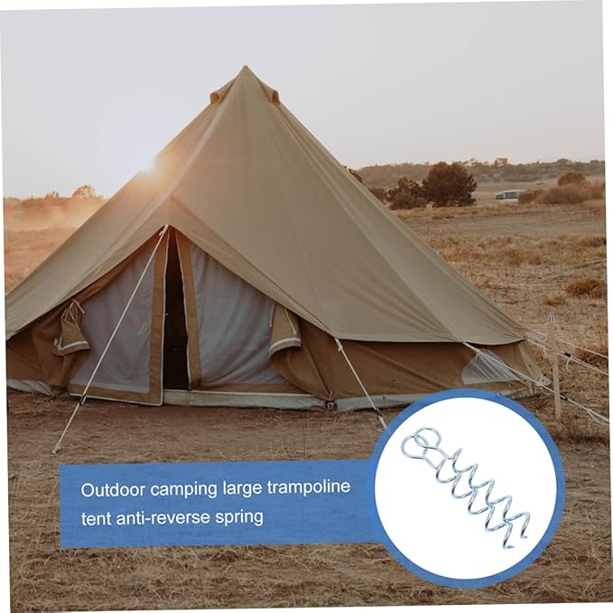 3Pcs Heavy Duty Tent Stakes for Camping Gardening and Canopies Durable Iron Tent Pegs for Secure Anchoring Beach Lawn and Outdoor Activities