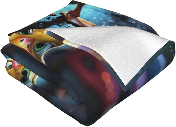 The Duckling 60x50 Printed Soft Fleece Blanket for Sofa Bed and Camping - Cozy Blanket for Travel Picnics Nighttime Use