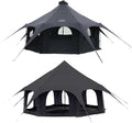 Cotton Canvas Tent Bell - Yurts Breathable and WindproofGlamping for 6/8/10Person Family Camping