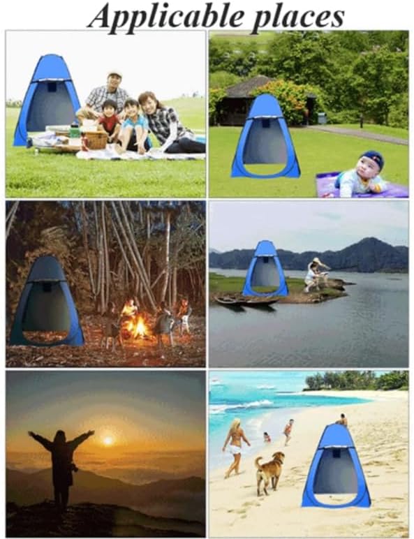 Portable Pop-Up Privacy Changing Tent (Lake Blue)