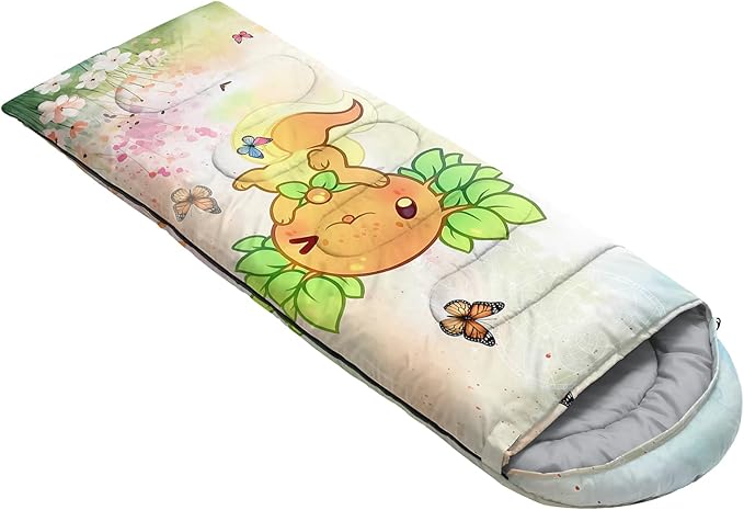 QOOMO Camping Sleeping Bags3 Season Warm &amp Cool WeatherLightweightWaterproof Sleeping Bags for Adults &amp KidsTravelingand OutdoorsCamping Gear Equipment