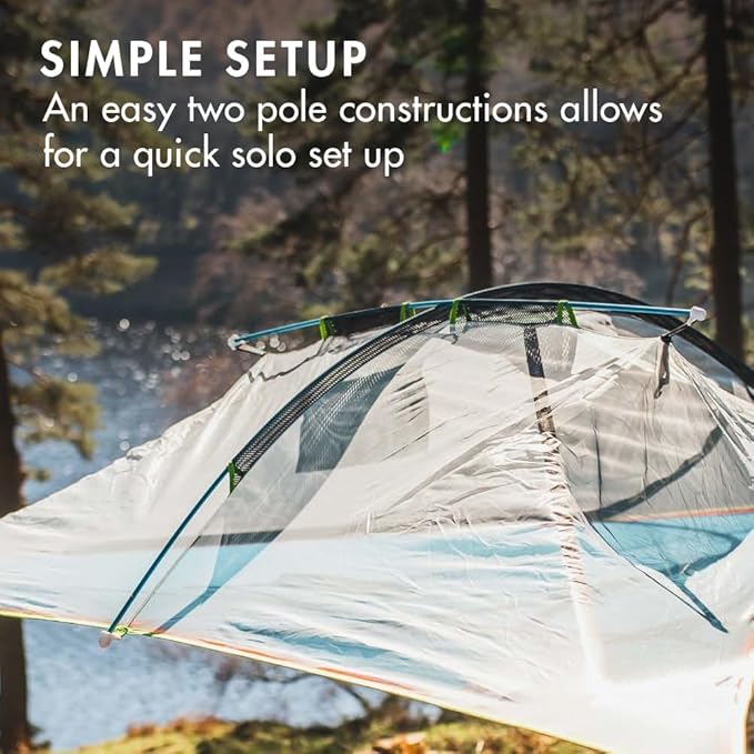 Tentsile Flite+ V3 Lightweight Camping Tent Hammock Portable Treehouse for Backpackers Backyards Nature Lovers Designed in The UK