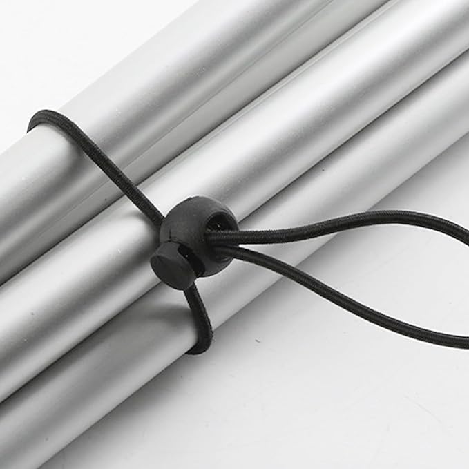 QINGFAN 2Pcs Folding Beach Tent Poles Light Weight Canopy Poles Adjustable Length Outdoor Awning Poles
