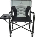 XL Directors Chair - Heavy-Duty Camping Chair with Table Perfect for Camping and Outdoor Activities - 400 lbs. Capacity