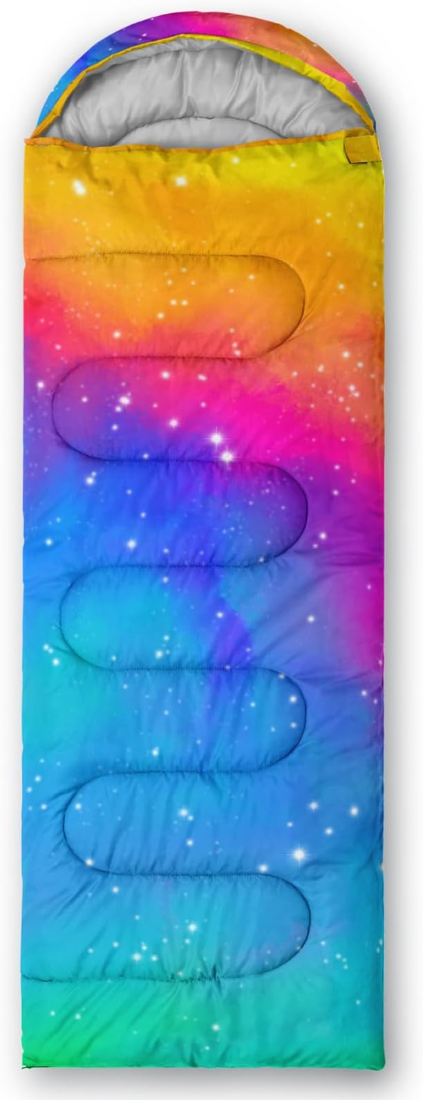 QOOMO Axolotl Cute Camping Sleeping Bags3 Season Warm &amp Cool WeatherLightweightWaterproof Sleeping Bags for Adults &amp KidsTravelingand Outdoors