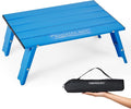 Old Bahama Bay Ultralight Aluminum Mini Table 66lbs/30kg Weight Capacity Foldable Small Beach Table with Retractable Legs Suitable for Picnic Camping Outdoor Hiking