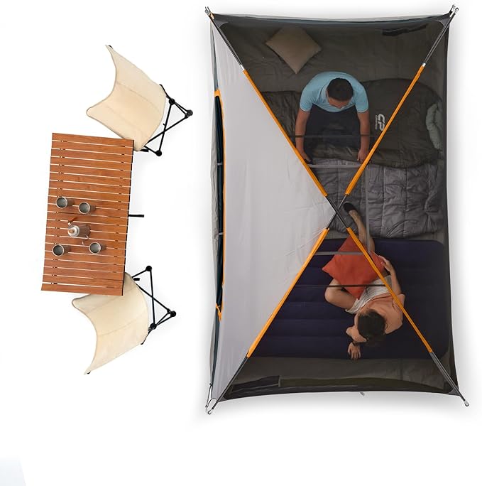 Tents for Camping 6 Person Tent Waterproof Windproof Double Layer Family Camping Tent Easy Setup Dome Tent with Large Mesh Windows &amp Wider Door for Outdoor Camping &amp Hiking