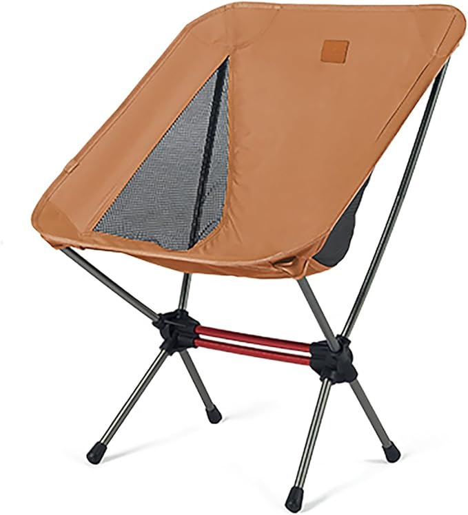 Naturehike Camping Chair Foldable with Storage Bag Outdoor Portable Chair for Adults Lightweight Supports 330lbs Backpacking Chair for Fishing Hiking Beach Lawn