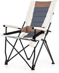 HAPPYGRILL Folding Camping Chair with Carrying Bag Portable Lawn Chair with Cup Holder 330 LBS Outdoor Chair for Outside Fishing Travel Swimming Picnic