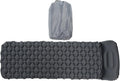 plplaaoo Outdoor Sleeping Mattress TPU Damp Proof Portable Inflatable Sleeping Pad with Pillow for Camping Backpacking Lightweight Compact Polyester 195x61x6cm