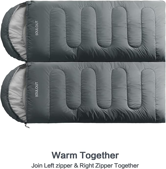 3-4 Season Sleeping Bag for Adults &amp Kids Lightweight Warm Cold Weather Camping Bag with Waterproof Compression Sack – Portable for Hiking Backpacking Traveling &amp Outdoor Adventures