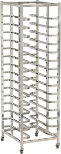 Commercial Kitchen Bakery Rack Stainless Steel Sheet Pan Drying Holder with Wheels Heavy Duty Storage Cart for Cooling Bun Pans